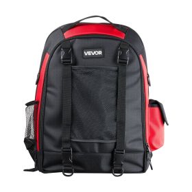 VEVOR Welding Backpack, 25.2L Welder Backpack for Tools and Helmet, 1680D High-Density Polyester Extreme Gear Pack with Helmet Bag