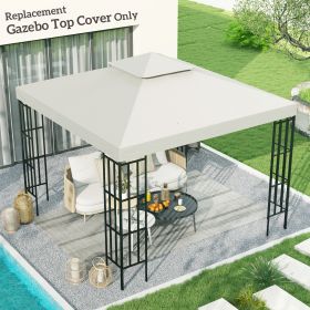 Gazebo Replacement Canopy for Model 01 -0153 (Option: Cream White-320x70x420 mm)